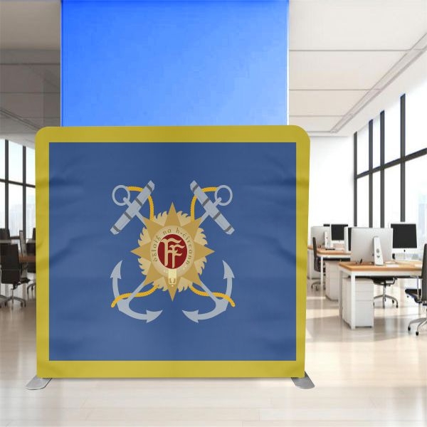 Irish Naval Background Stand Printing