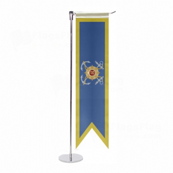 Irish Naval L Table Flag