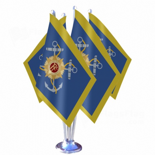 Irish Naval Quadruple Table Flag