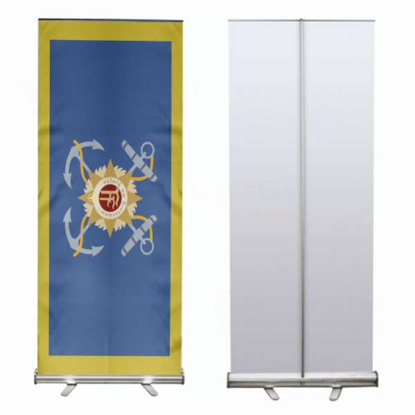 Irish Naval Roll Up Banner