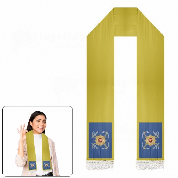 Irish Naval Scarf Digital Printing