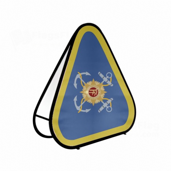 Irish Naval Triangle Fabric Banner Display Stands