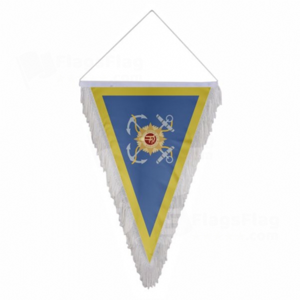 Irish Naval Triangle Fringed Streamers