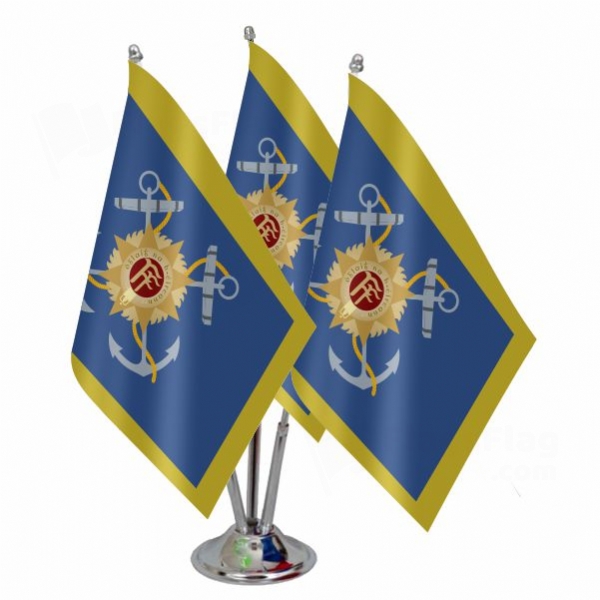 Irish Naval Triple Table Flag