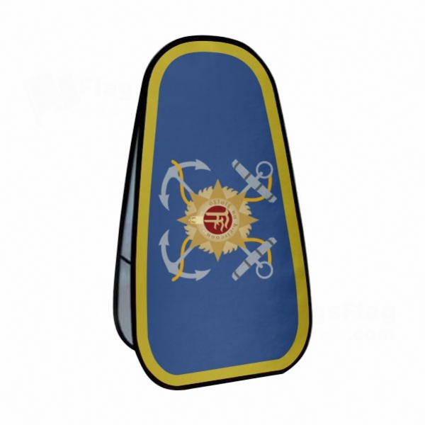 Irish Naval Vertical Cloth Banner Display Stands
