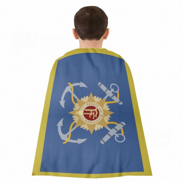 Irish Naval Woven Fabric Cloak Digital Printing