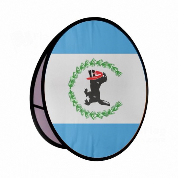 �rkutsk Oblast� Round Cloth Banner Display Stands