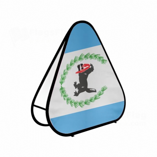 �rkutsk Oblast� Triangle Fabric Banner Display Stands