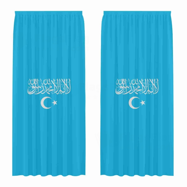 Islamic Republic Of East Turkestan Digital Printed Curtains
