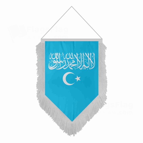 Islamic Republic Of East Turkestan Pentagonal Flags