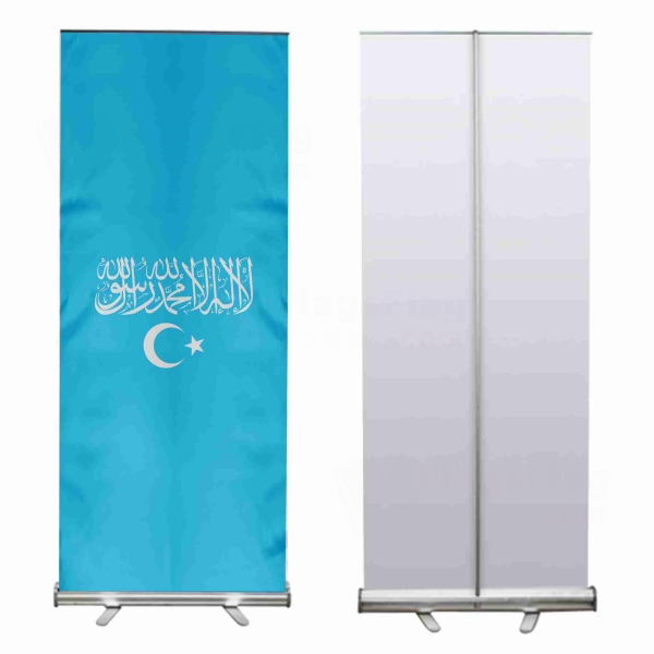 Islamic Republic Of East Turkestan Roll Up Banner