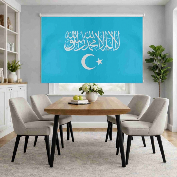 Islamic Republic Of East Turkestan Roller Blinds