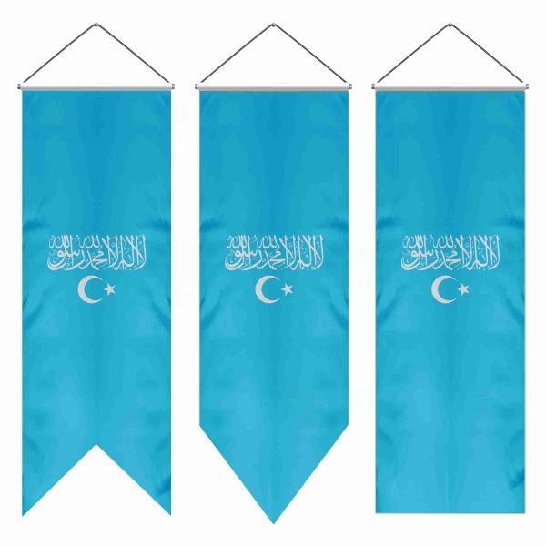 Islamic Republic Of East Turkestan Swallowtail Flags