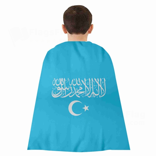 Islamic Republic Of East Turkestan Woven Fabric Cloak Digital Printing
