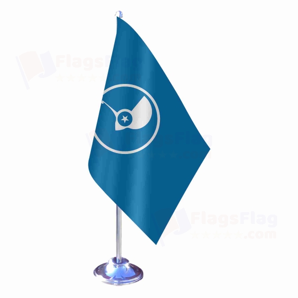 Island Of Yap Single Table Flag