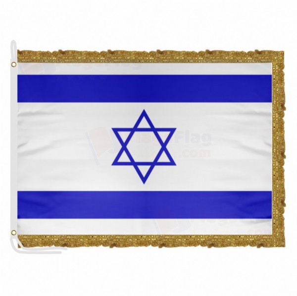 israel Satin Office Flag