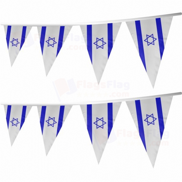 israel Stringed Triangle Flag