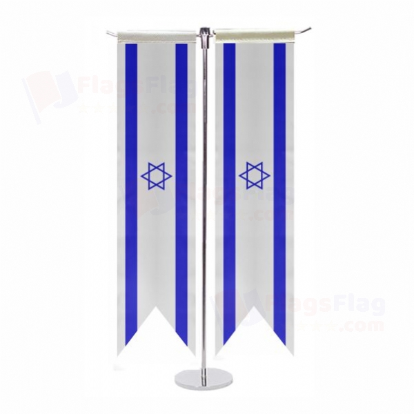 israel T Table Flag