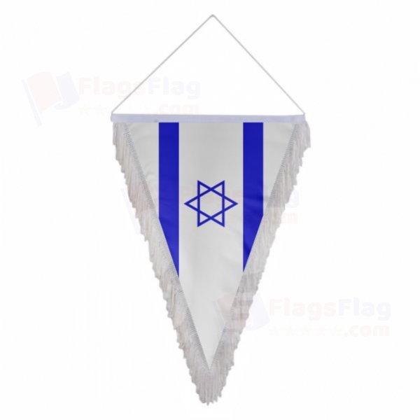 israel Triangle Fringed Streamers