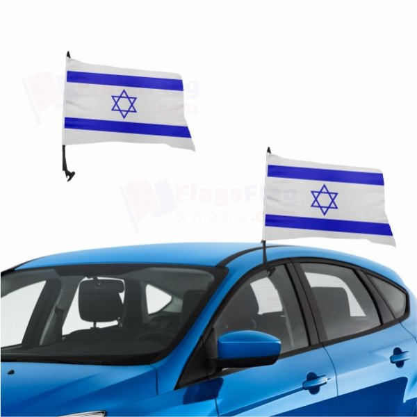 israel Vehicle Convoy Flag