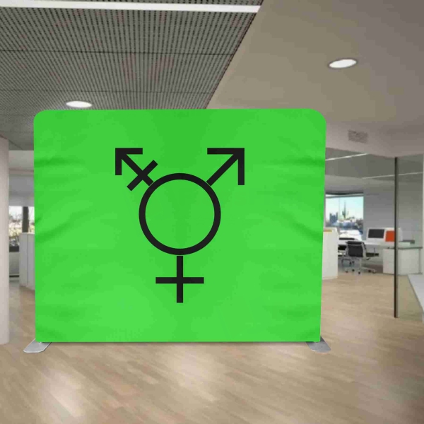 Israeli Transgender Background Stand Printing