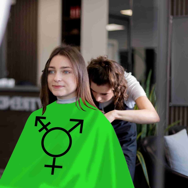 Israeli Transgender Barber Apron