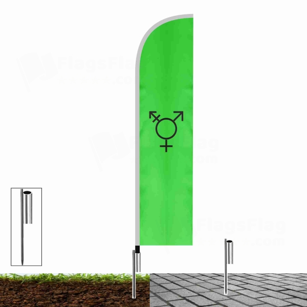 Israeli Transgender Beach Flags Israeli Transgender Sailing Flags