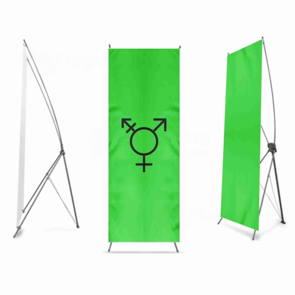 Israeli Transgender Digital Print X Banner