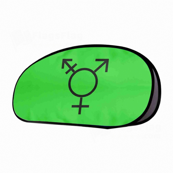 Israeli Transgender Horizontal Fabric Banner Display Stands