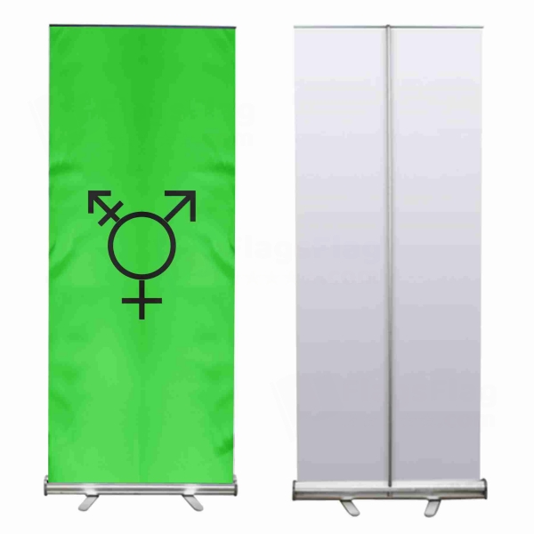 Israeli Transgender Roll Up Banner