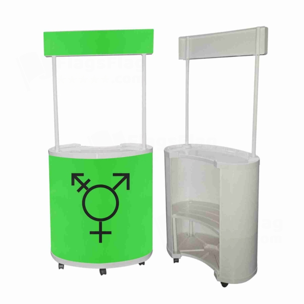 Israeli Transgender Round Display Stand