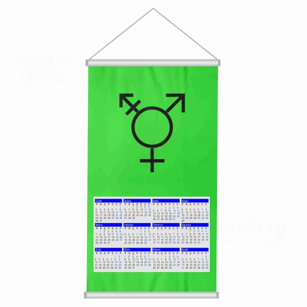 Israeli Transgender Woven Fabric Digital Printing Calendar