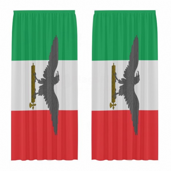 �talian Social Republic Digital Printed Curtains