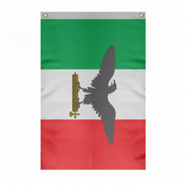 �talian Social Republic Large Size Flag Hanging on Building