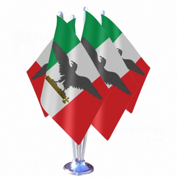 �talian Social Republic Quadruple Table Flag