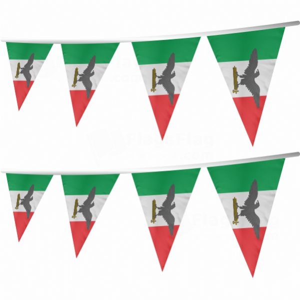 �talian Social Republic Stringed Triangle Flag
