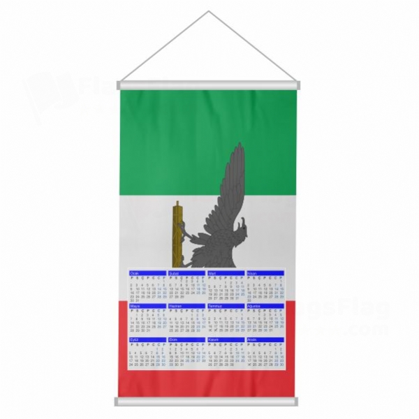 �talian Social Republic Woven Fabric Digital Printing Calendar