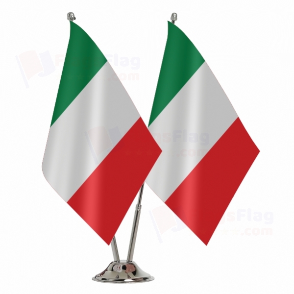 italy Binary Table Flag