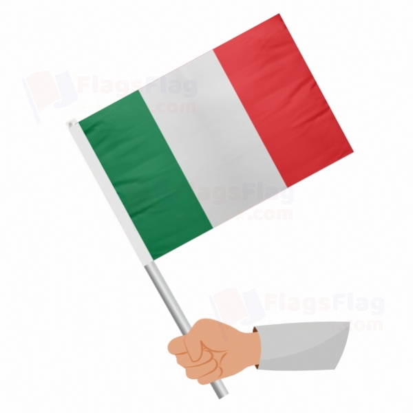 italy Stick Flag