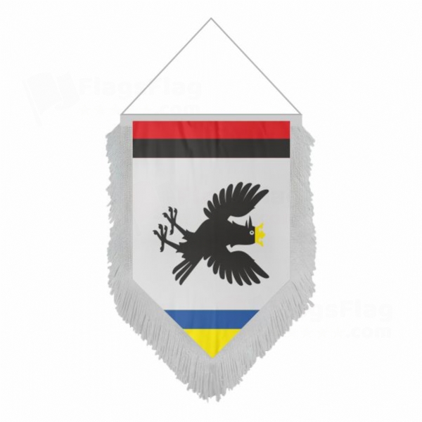 Ivano Frankivsk Oblast Pentagonal Flags