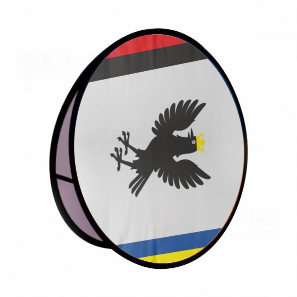 Ivano Frankivsk Oblast Round Cloth Banner Display Stands