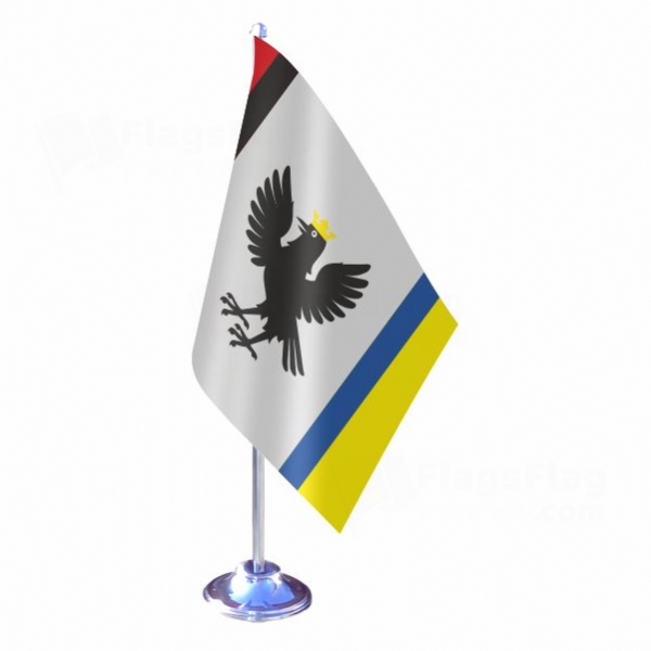 Ivano Frankivsk Oblast Single Table Flag