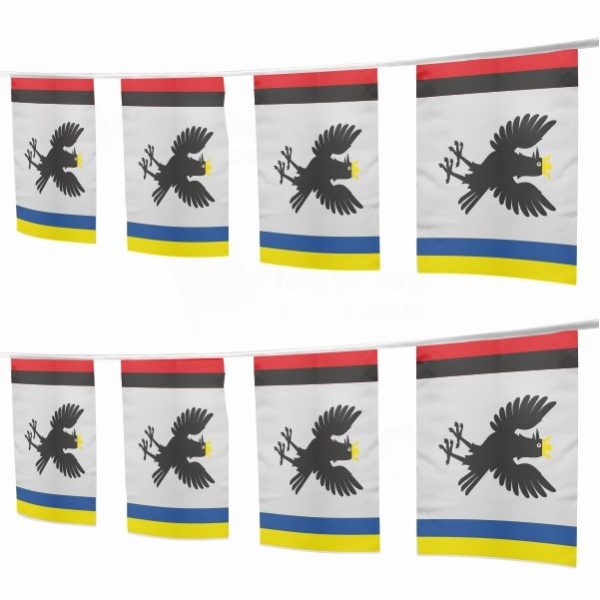 Ivano Frankivsk Oblast Square String Flags