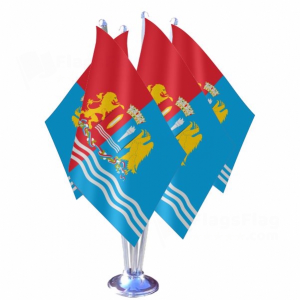 Ivanovo Oblast Quadruple Table Flag