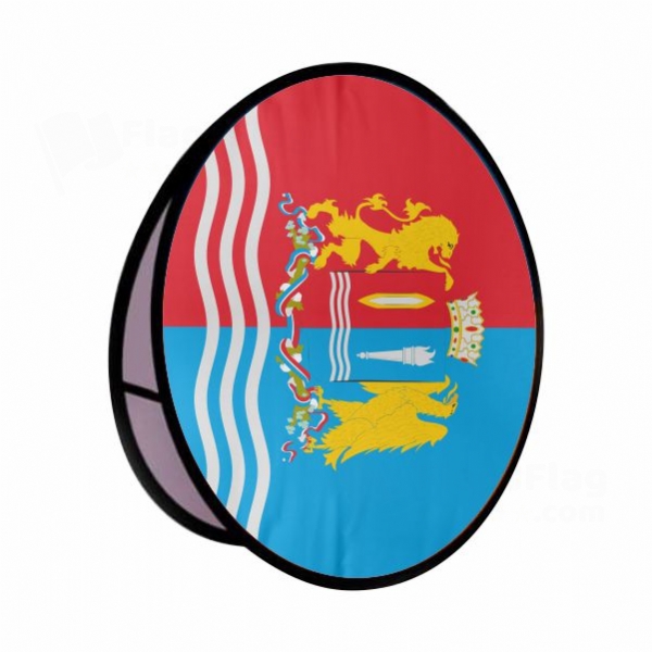 Ivanovo Oblast Round Cloth Banner Display Stands