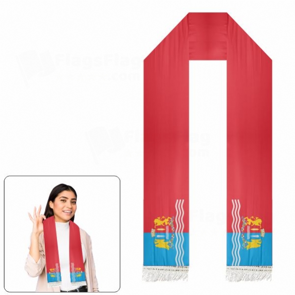 Ivanovo Oblast Scarf Digital Printing
