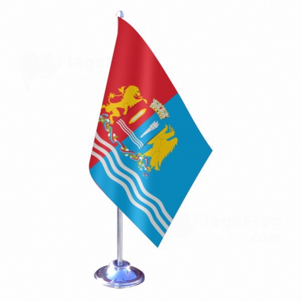 Ivanovo Oblast Single Table Flag