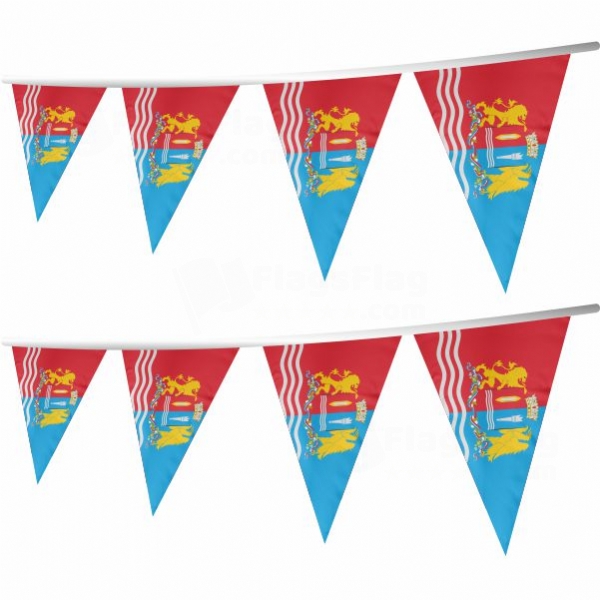 Ivanovo Oblast Stringed Triangle Flag
