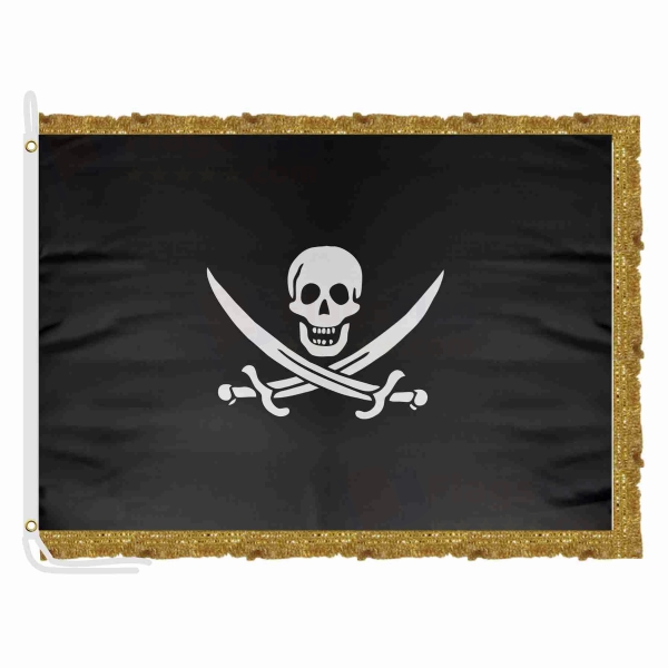 Jack Rackham Satin Office Flag