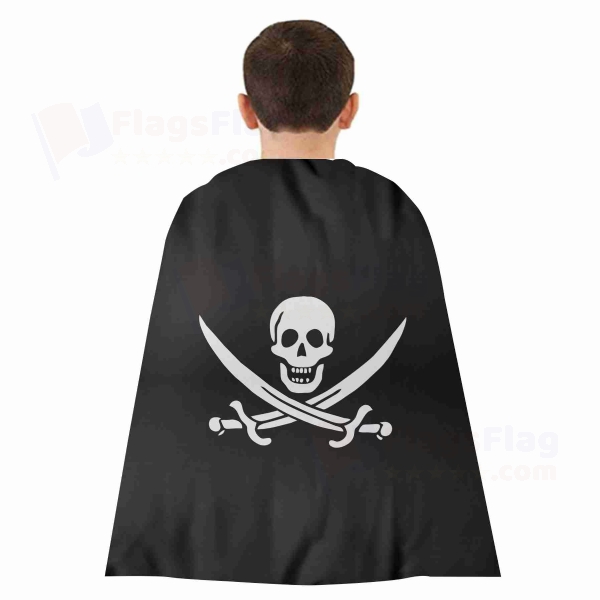 Jack Rackham Woven Fabric Cloak Digital Printing